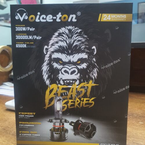 Voice-ton® Beast Series LED Headlight Bulbs – 300W | 30000LM | 6500K (Pair)