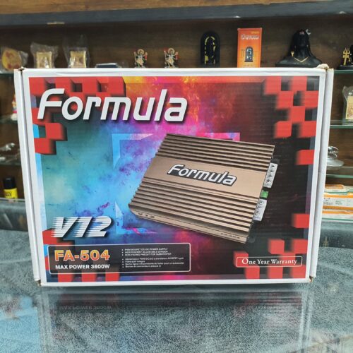 Formula V12 FA-504 Car Amplifier – 3600W Max Power Copy