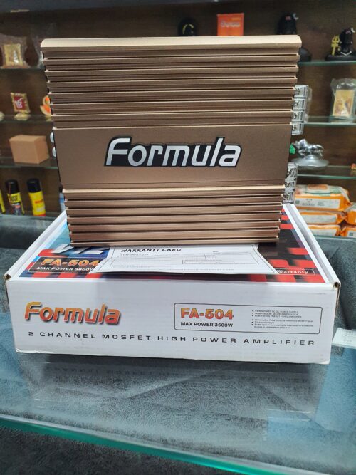 Formula V12 FA-504 Car Amplifier – 3600W Max Power Copy - Image 3