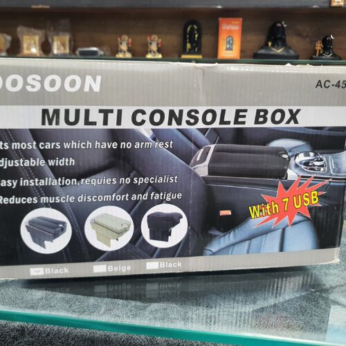 DOSOON Multi Console Box AC-450 – Premium Armrest with 7 USB Ports