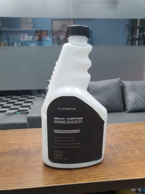 Carbriz Multi-Purpose Dresser – 500ml



Premium Quality Protection & Shine for Vinyl, Plastic & Rubber Surfaces