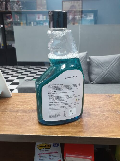 CARBRIZ Heavy Duty Car Shampoo – 500ml:

Premium Quality | Advanced Cleaning Formula | Professional-Grade Finish - Image 3