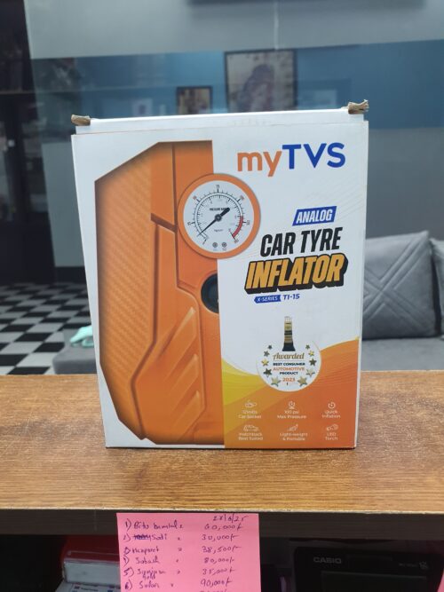 myTVS Analog Car Tyre Inflator – X-Series TI-15