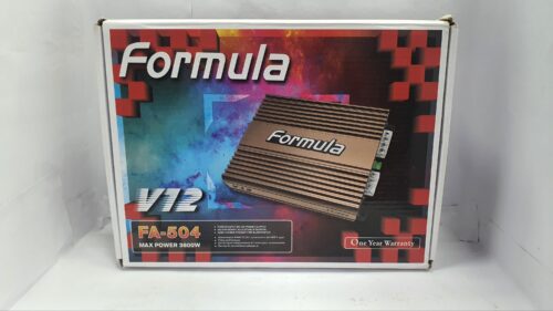 Formula V12 FA-504 Car Amplifier – 3600W Max Power
