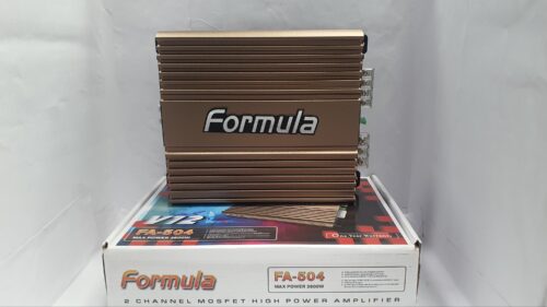 Formula V12 FA-504 Car Amplifier – 3600W Max Power - Image 5
