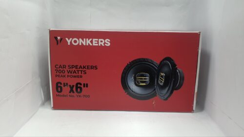Yonkers YK-700 Car Speakers – 700W Peak Power (6"x6")