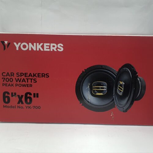 Yonkers YK-700 Car Speakers – 700W Peak Power (6"x6")