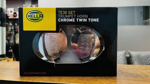 HELLA TE30 Chrome Twin Tone Trumpet Horn Set– Premium Performance & Style