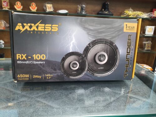 Axxess RX-100 Thunder Series 6.5” Coaxial Car Speakers (650W)