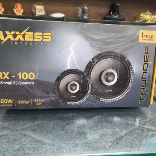 Axxess RX-100 Thunder Series 6.5” Coaxial Car Speakers (650W)