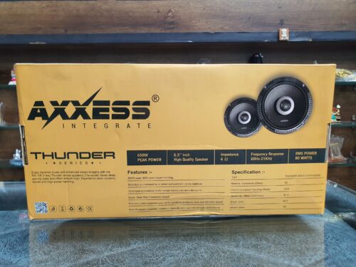 Axxess RX-100 Thunder Series 6.5” Coaxial Car Speakers (650W) - Image 2