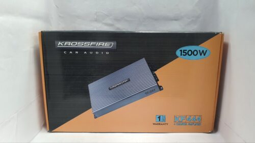 Krossfire KF-444,  4-Channel Car Amplifier – 1500W High Power Audio Upgrade