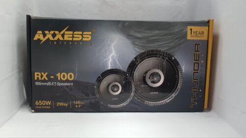 Axxess RX-100 Thunder Series 6.5" (165mm) 2-Way Speakers – 650W Peak Power