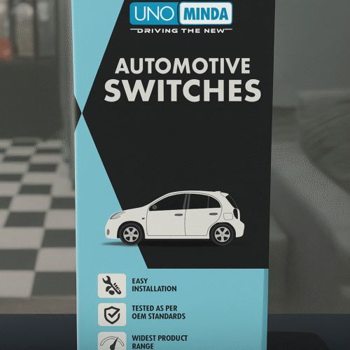 UNO MINDA Headlight Connector with Relay – TD-2008R (12V / 30A, 90/100W Compatible)