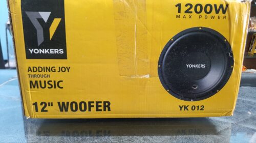 Yonkers 12" Woofer (YK 012) – 1200W Max Power