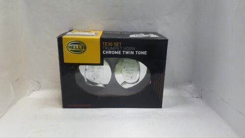 HELLA TE30 Chrome Twin Tone Trumpet Horn – Loud, Stylish & Reliable Performance for Your Vehicle 🚗🔊✨