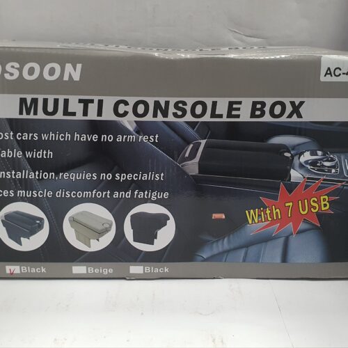 DOSOON Multi Console Box AC-450 – Premium Armrest with 7 USB Ports