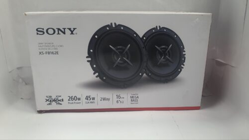 Sony XS-FB162E 2-Way Coaxial Car Speakers – 260W Peak Power 🔊🚗