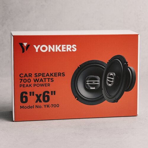 Yonkers YK-700 Car Speakers – 700W Peak Power (6"x6")