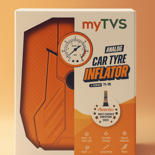 myTVS Analog Car Tyre Inflator – X-Series TI-15